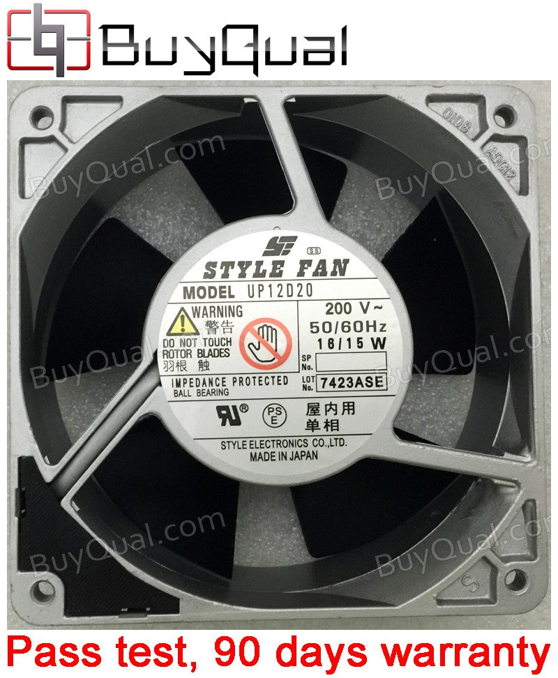 STYLE UP12D20 200V 16/15W Cooling Fan STYLE UP12D20 200V 16/15W Cooling Fan